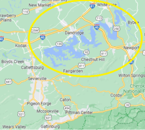 Douglas Lake Map